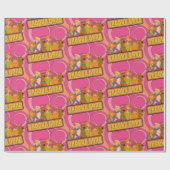 Scooby-Doo | "Groovy Gang" Retro Cartoon Cadeaupapier (Vlak)