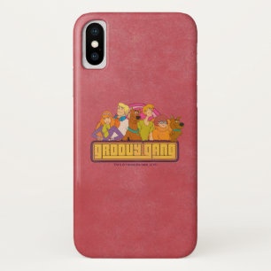 Scooby-Doo "Groovy Gang" Retro Cartoon iPhone X Hoesje