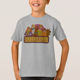 Scooby-Doo   "Groovy Gang" Retro Cartoon Grafisch T-shirt