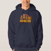 Scooby-Doo | "Groovy Gang" Retro Cartoon Hoodie (Voorkant)