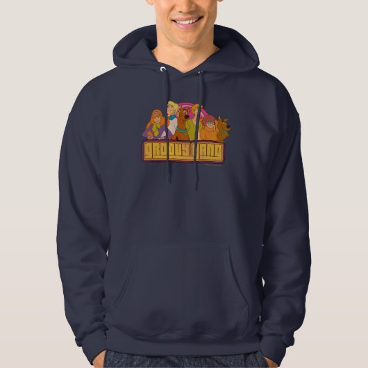 Scooby-Doo | "Groovy Gang" Retro Cartoon Hoodie (Voorkant)