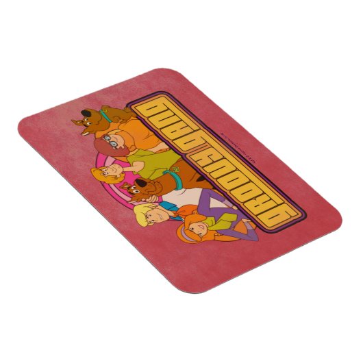 Scooby-Doo | "Groovy Gang" Retro Cartoon Magneet (Rechterzijde)