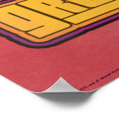 Scooby-Doo | "Groovy Gang" Retro Cartoon Poster (Hoek)