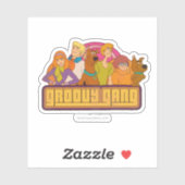 Scooby-Doo | "Groovy Gang" Retro Cartoon Sticker (Vel)
