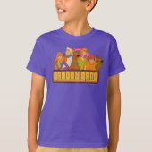 Scooby-Doo | "Groovy Gang" Retro Cartoon T-shirt (Voorkant)