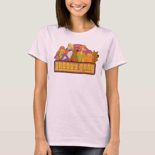 Scooby-Doo | "Groovy Gang" Retro Cartoon T-shirt (Voorkant)