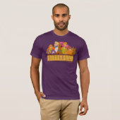 Scooby-Doo | "Groovy Gang" Retro Cartoon T-shirt (Voorkant volledig)