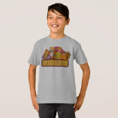 Scooby-Doo | "Groovy Gang" Retro Cartoon T-shirt (Voorkant volledig)