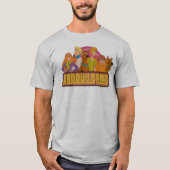 Scooby-Doo | "Groovy Gang" Retro Cartoon T-shirt (Voorkant)