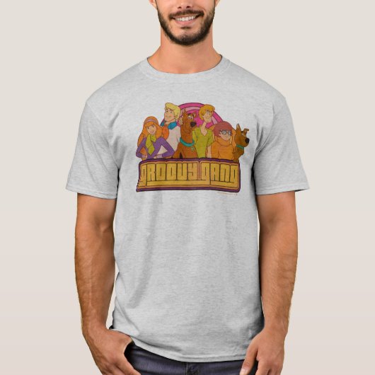 Scooby-Doo | "Groovy Gang" Retro Cartoon T-shirt (Voorkant)