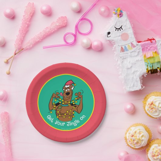 Scooby-Doo "Haal je tandje aan" Papieren Bordje (Feest)