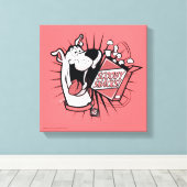 Scooby-Doo Halftone Scooby Snacks Canvas Afdruk (Insitu (Houten vloer))
