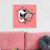 Scooby-Doo Halftone Scooby Snacks Canvas Afdruk (Insitu (Woonkamer))
