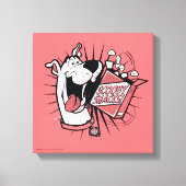 Scooby-Doo Halftone Scooby Snacks Canvas Afdruk (Voorkant)
