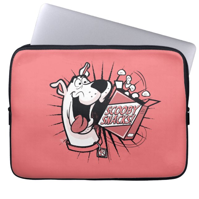 Scooby-Doo Halftone Scooby Snacks Laptop Sleeve (Voorkant)