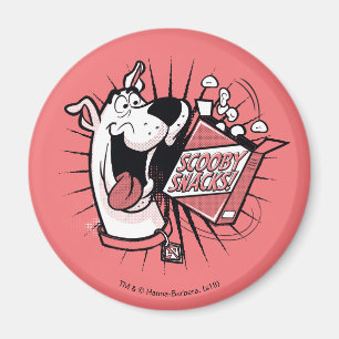 Scooby-Doo Halftone Scooby Snacks Magneet