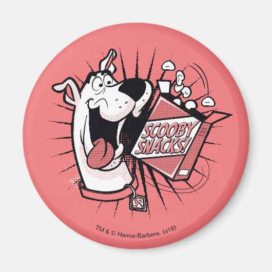 Scooby-Doo Halftone Scooby Snacks Magneet (Voorkant)