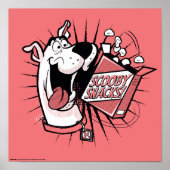 Scooby-Doo Halftone Scooby Snacks Poster (Voorkant)