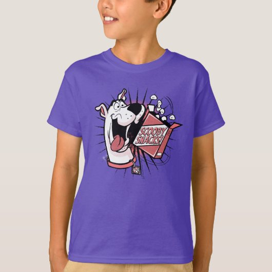 Scooby-Doo Halftone Scooby Snacks T-shirt (Voorkant)