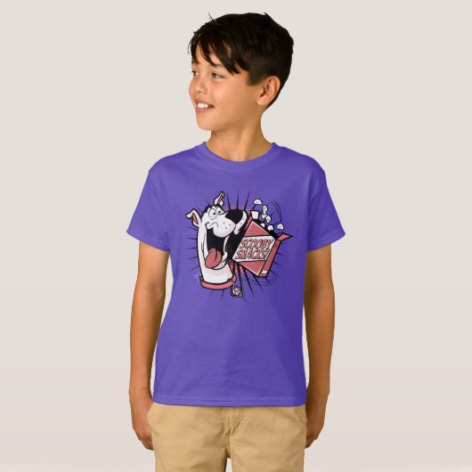 Scooby-Doo Halftone Scooby Snacks T-shirt (Voorkant volledig)