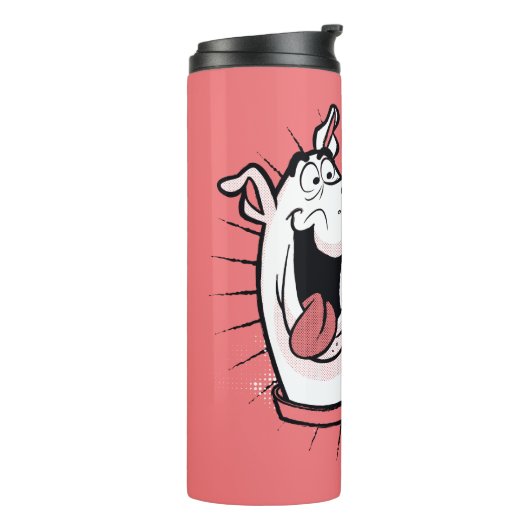 Scooby-Doo Halftone Scooby Snacks Thermosbeker (Gedraaid links)