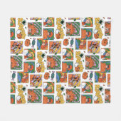 Scooby-Doo Halloween foto's patroon Fleece Deken (Voorkant (Horizontaal))