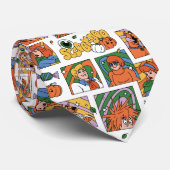 Scooby-Doo Halloween-foto's patroon Stropdas (Opgerold)