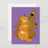 Scooby-Doo | Halloween Jack-O-Lantern Briefkaart (Voorkant / Achterkant)