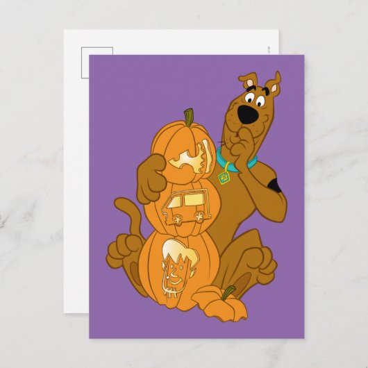 Scooby-Doo | Halloween Jack-O-Lantern Briefkaart (Voorkant / Achterkant)