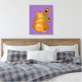 Scooby-Doo | Halloween Jack-O-Lantern Canvas Afdruk (Insitu (Slaapkamer))