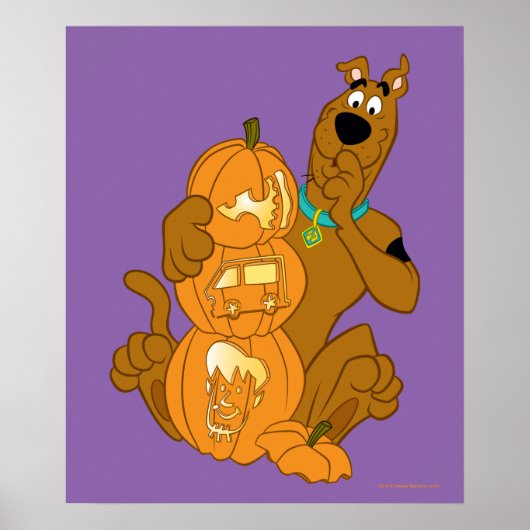 Scooby-Doo | Halloween Jack-O-Lantern Poster (Voorkant)