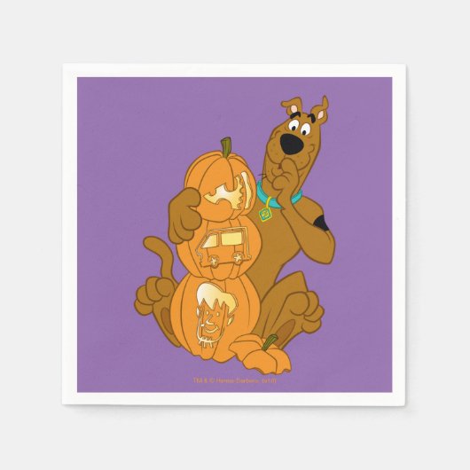 Scooby-Doo | Halloween Jack-O-Lantern Servet (Voorkant)