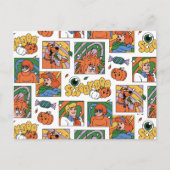 Scooby-Doo Halloween Photos Pattern Briefkaart (Voorkant)