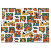 Scooby-Doo Halloween Photos Pattern Groot Cadeauzakje (Voorkant)