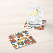 Scooby-Doo Halloween Photos Pattern Kartonnen Onderzetters (Insitu)