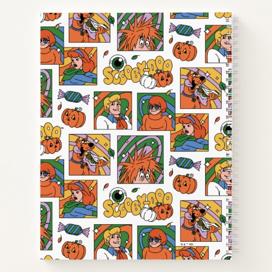 Scooby-Doo Halloween Photos Pattern Notitieboek (Achterkant)