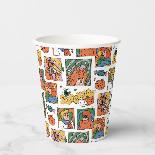 Scooby-Doo Halloween Photos Pattern Papieren Bekers (Voorkant)