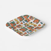 Scooby-Doo Halloween Photos Pattern Papieren Bordje (Gebogen)