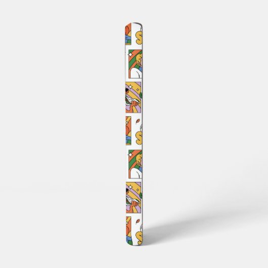 Scooby-Doo Halloween Photos Pattern Samsung Galaxy Hoesje (Linkerkant)
