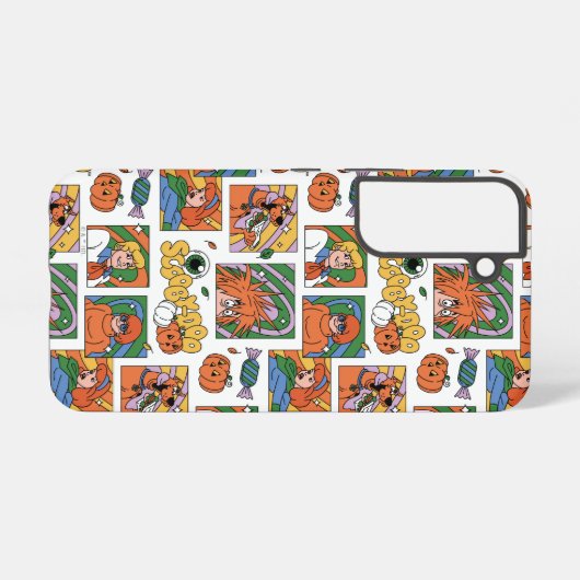 Scooby-Doo Halloween Photos Pattern Samsung Galaxy Hoesje (Achterkant horizontaal)