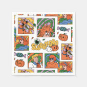 Scooby-Doo Halloween Photos Pattern Servet (Voorkant)