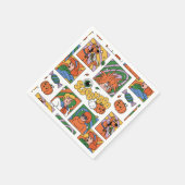 Scooby-Doo Halloween Photos Pattern Servet (Hoek)