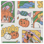 Scooby-Doo Halloween Photos Pattern Stof (Close Up)