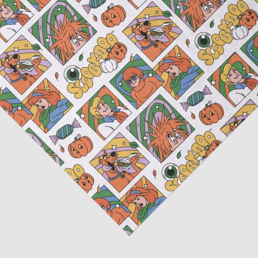 Scooby-Doo Halloween Photos Pattern Tissuepapier (Detail)