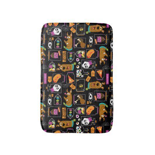 Scooby-Doo | Halloween Scooby-Doo Pattern Badmat (Voorkant Verticaal)