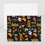 Scooby-Doo | Halloween Scooby-Doo Pattern Briefkaart (Voorkant / Achterkant)