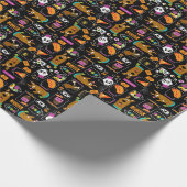 Scooby-Doo | Halloween Scooby-Doo Pattern Cadeaupapier (Hoek)