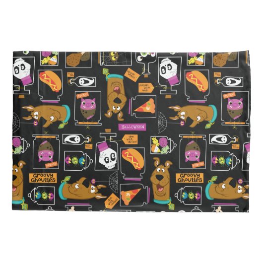 Scooby-Doo | Halloween Scooby-Doo Pattern Kussensloop (Achterkant)