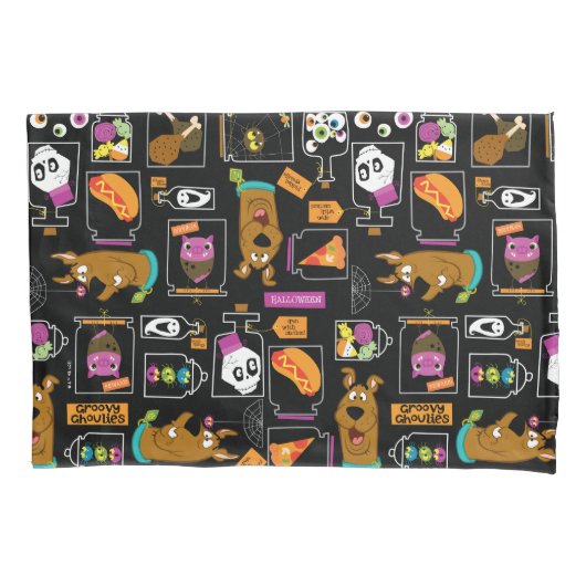 Scooby-Doo | Halloween Scooby-Doo Pattern Kussensloop (Voorkant)