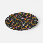 Scooby-Doo | Halloween Scooby-Doo Pattern Papieren Bordje (Gekanteld)